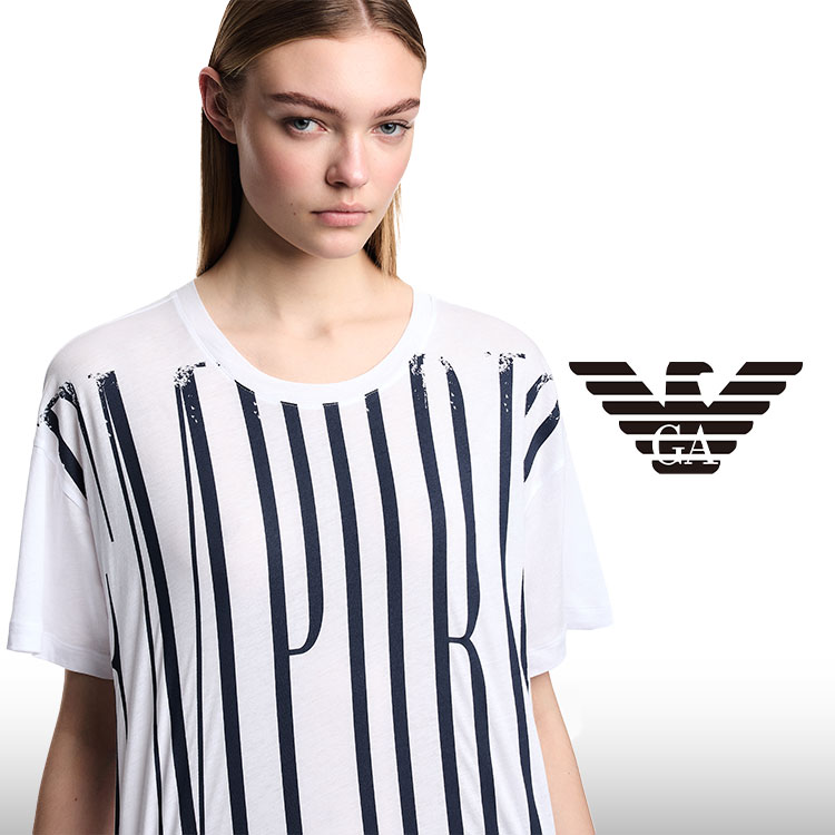 EMPORIO ARMANI�i�G���|���I �A���}�[�j�j�̃V���b�v�j���[�X�u�yEMPORIO ARMANI&EA7�zWOMENS T-SHIRTS COLLECTION �v