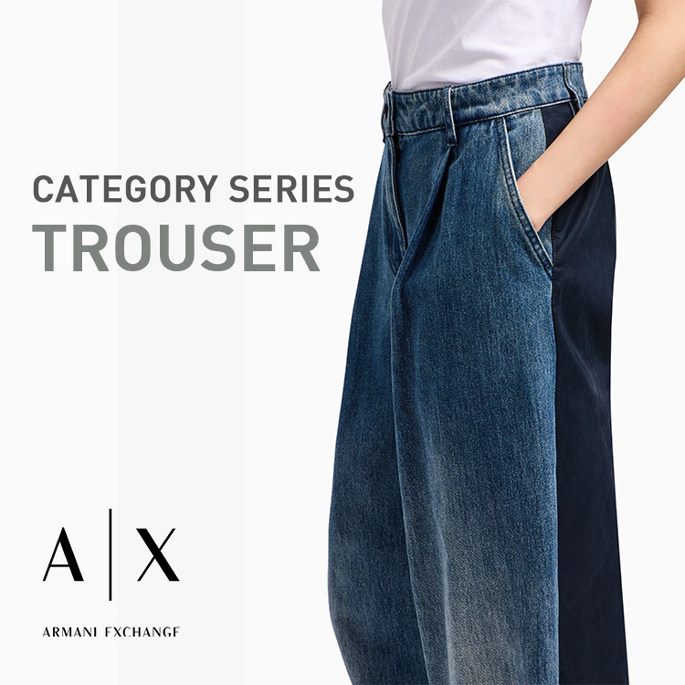 A|X ARMANI EXCHANGEiA}[j GNX`FWj̃Vbvj[XuTROUSERSWOMEN ChpcV[gpc܂ŁyA|X ARMANI EXCHANGEz v