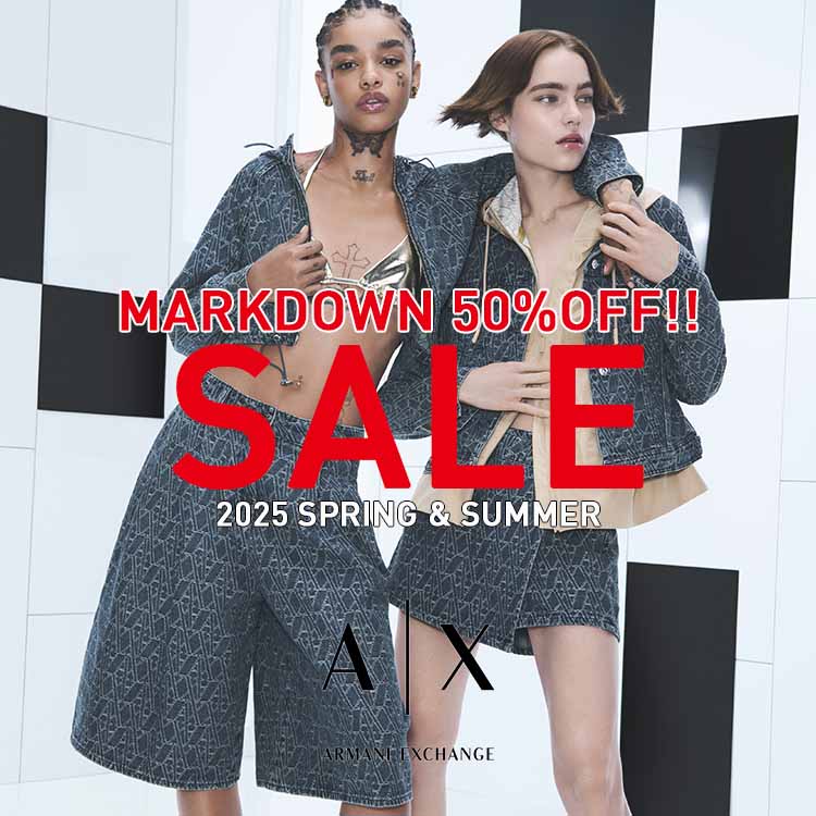 A|X ARMANI EXCHANGEiA}[j GNX`FWj̃Vbvj[XuUP TO 60%OFF !  vCX_E{ ! yA|X ARMANI EXCHANGEz v