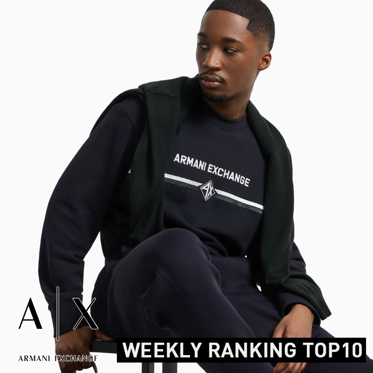 A|X アルマーニ エクスチェンジ】AXロゴ クラッチバッグ