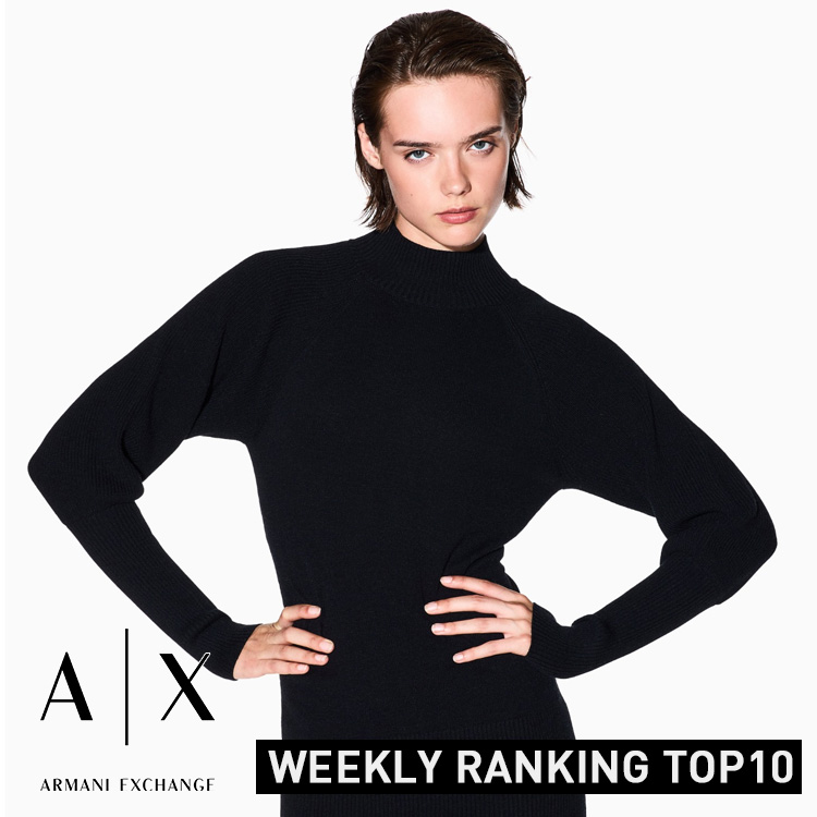 A|X ARMANI EXCHANGEiA}[j GNX`FWj̃Vbvj[XuWEEKLY RANKING fB[XTOP10IyA|X ARMANI EXCHANGEz v
