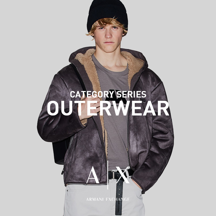 A|X ARMANI EXCHANGEiA}[j GNX`FWj̃Vbvj[XuOUTERWEARMEN CgAE^[pt@[܂Ły A|X ARMANI EXCHANGEz v