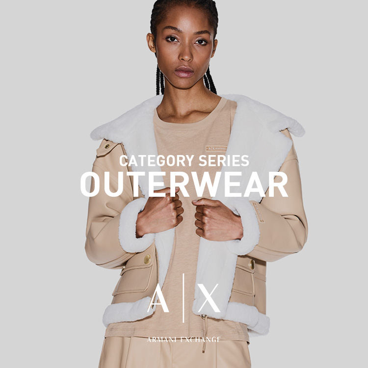 A|X ARMANI EXCHANGEiA}[j GNX`FWj̃Vbvj[XuOUTERWEARWOMEN CgAE^[pt@[܂Ły A|X ARMANI EXCHANGEz v