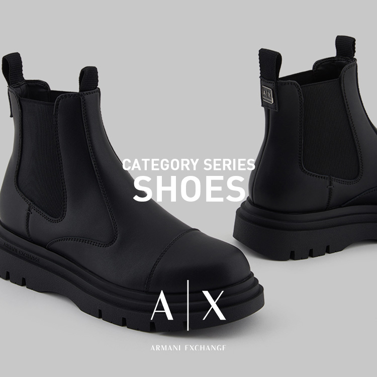 A|X ARMANI EXCHANGE�i�A���}�[�j �G�N�X�`�F���W�j�̃V���b�v�j���[�X�u��SHOES��MEN �~�̃}�X�g�n�u �u�[�c�����C���i�b�v !�yA|X ARMANI EXCHANGE�z �v