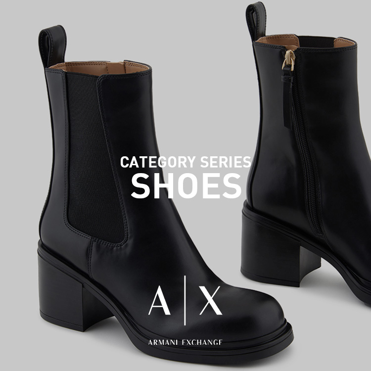 A|X ARMANI EXCHANGE�i�A���}�[�j �G�N�X�`�F���W�j�̃V���b�v�j���[�X�u��SHOES��WOMEN �~�̃}�X�g�n�u �u�[�c�����C���i�b�v !�yA|X ARMANI EXCHANGE�z �v