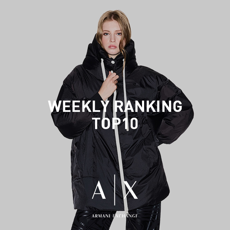 セール】【A|X アルマーニ エクスチェンジ】ホワイトポイント パファー