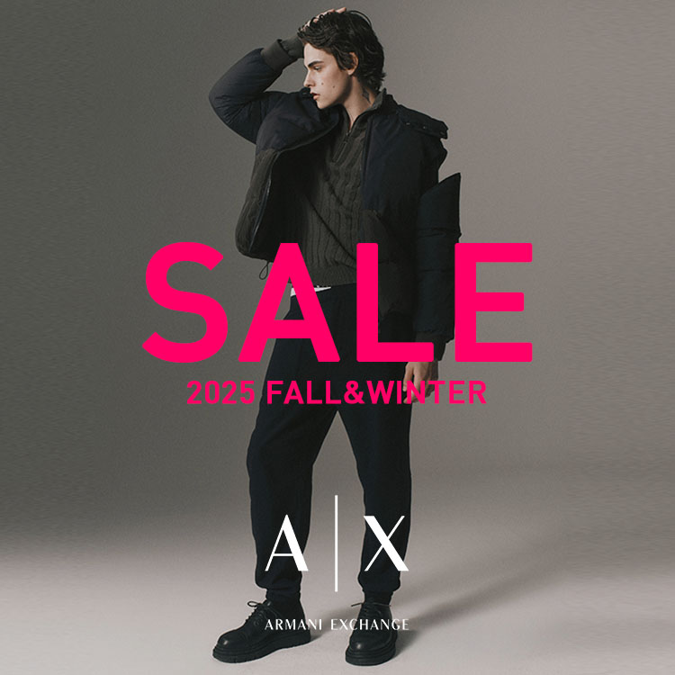 A|X ARMANI EXCHANGE�i�A���}�[�j �G�N�X�`�F���W�j�̃V���b�v�j���[�X�u��UP TO 40%OFF ! �� �v���C�X�_�E�����{�� ! �yA|X ARMANI EXCHANGE�z �v