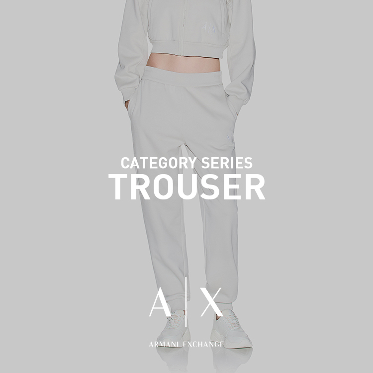 A|X ARMANI EXCHANGE�i�A���}�[�j �G�N�X�`�F���W�j�̃V���b�v�j���[�X�u��TROUSER��WOMEN ���C�h�p���c����W���K�[�p���c�܂ŁyA|X ARMANI EXCHANGE�z �v