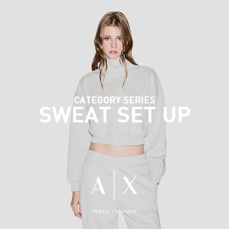 A|X ARMANI EXCHANGE�i�A���}�[�j �G�N�X�`�F���W�j�̃V���b�v�j���[�X�u��SET UP��WOMEN ��ނ��L�x ! �X�E�F�b�g�Z�b�g�A�b�v���� �yA|X ARMANI EXCHANGE�z �v