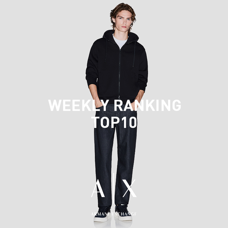 A|X ARMANI EXCHANGE�i�A���}�[�j �G�N�X�`�F���W�j�̃V���b�v�j���[�X�uWEEKLY RANKING �����YTOP10�I�yA|X ARMANI EXCHANGE�z �v