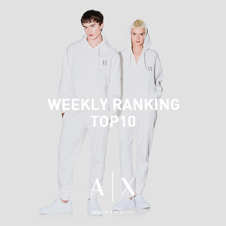 A|X ARMANI EXCHANGE�i�A���}�[�j �G�N�X�`�F���W�j�̃V���b�v�j���[�X�uWEEKLY RANKING �����YTOP10�I�yA|X ARMANI EXCHANGE�z �v
