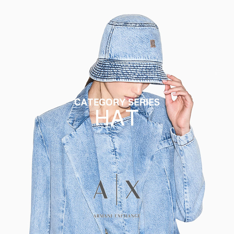A|X ARMANI EXCHANGE�i�A���}�[�j �G�N�X�`�F���W�j�̃V���b�v�j���[�X�u��HAT��WOMEN �����g�ɂ��A�M�t�g�Ƃ��Ă� �yA|X ARMANI EXCHANGE�z �v