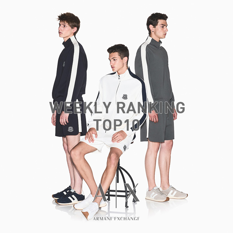 A|X ARMANI EXCHANGE�i�A���}�[�j �G�N�X�`�F���W�j�̃V���b�v�j���[�X�uWEEKLY RANKING �����YTOP10�I�yA|X ARMANI EXCHANGE�z �v