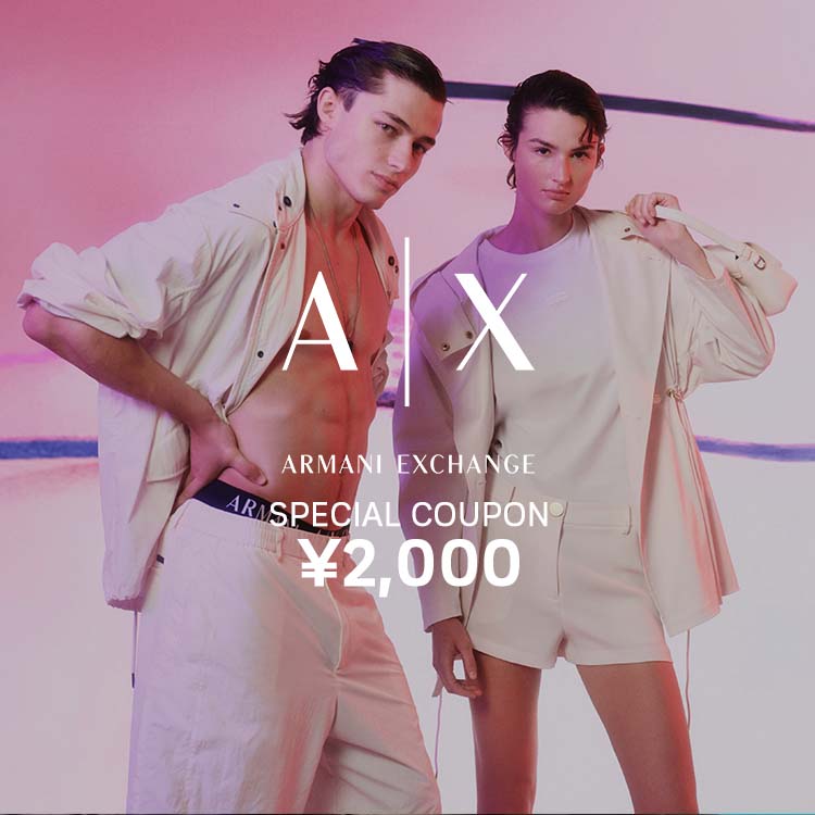 A|X アルマーニ エクスチェンジ】A|Xロゴ トングベルト（EC限定カラー
