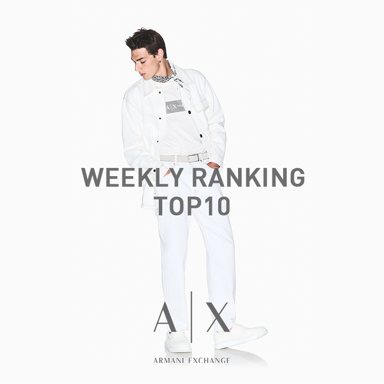 A|X ARMANI EXCHANGE�i�A���}�[�j �G�N�X�`�F���W�j�̃V���b�v�j���[�X�uWEEKLY RANKING �����YTOP10�I�yA|X ARMANI EXCHANGE�z �v
