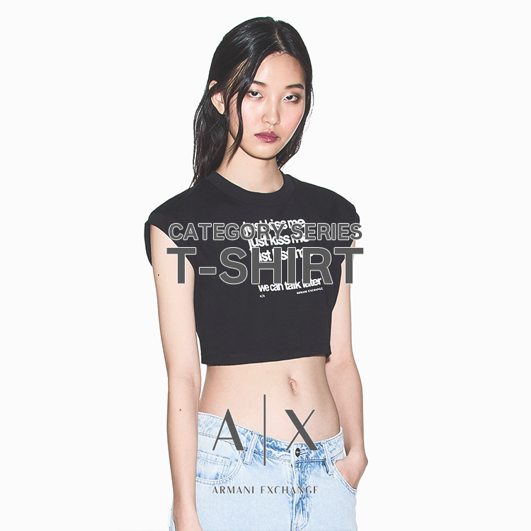 A|X ARMANI EXCHANGE�i�A���}�[�j �G�N�X�`�F���W�j�̃V���b�v�j���[�X�u��T-SHIRT��WOMEN �l�C��T�V���c�Љ� ! �yA|X ARMANI EXCHANGE�z �v