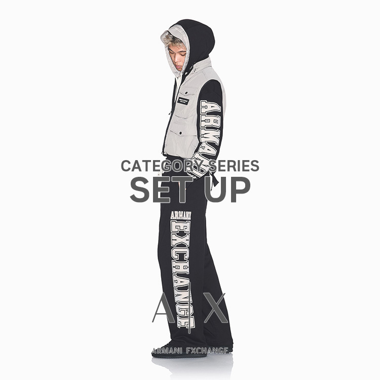 A|X ARMANI EXCHANGE�i�A���}�[�j �G�N�X�`�F���W�j�̃V���b�v�j���[�X�uSET UP | MEN ��ނ��L�x ! �Z�b�g�A�b�v���� �v