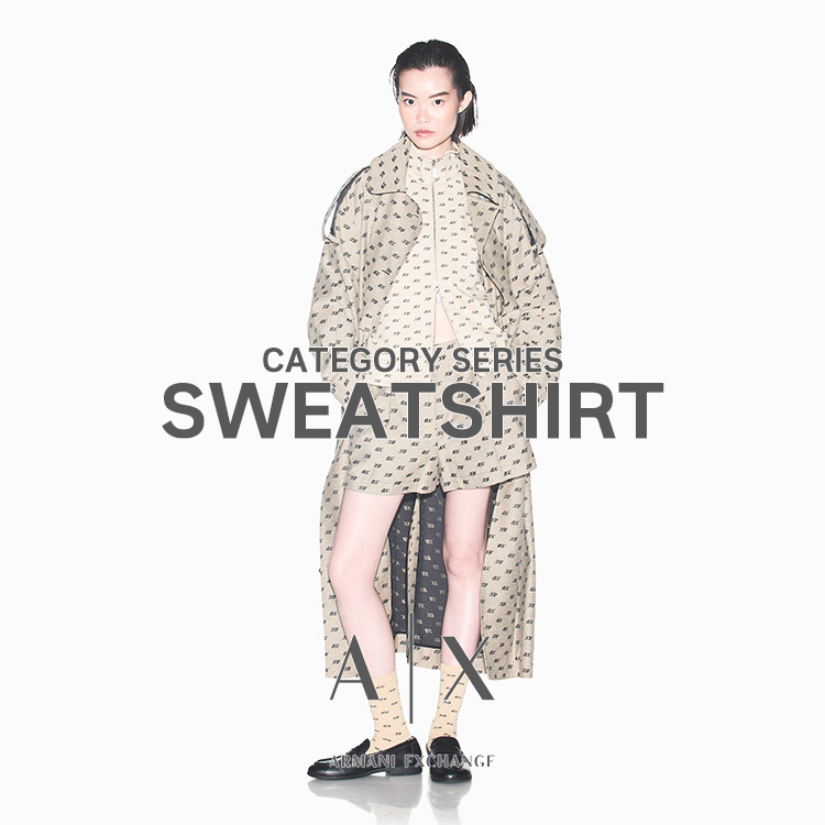 A|X ARMANI EXCHANGE�i�A���}�[�j �G�N�X�`�F���W�j�̃V���b�v�j���[�X�uSWEATSHIRT | WOMEN ���G�̃��[�h���[�u�ɉ��������AA|X�̃X�E�F�b�g�v