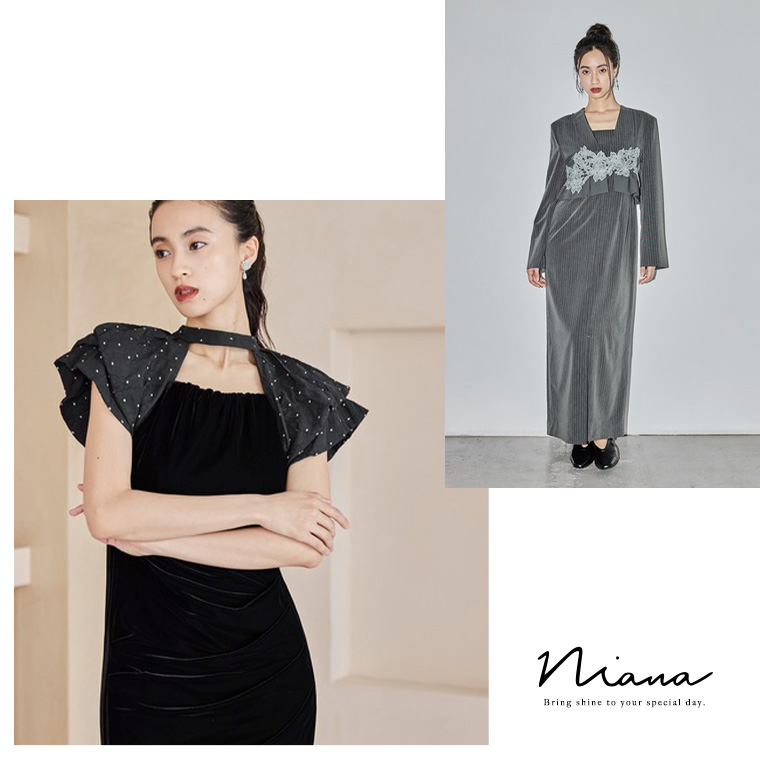 bflatドレス bflat｜ビーフラットのトピックス「《NEW》nianaの人気ドレスに