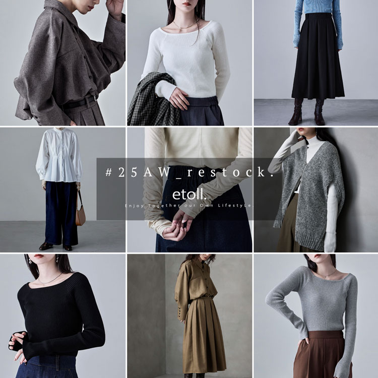 bflatir[tbgj̃Vbvj[Xuetoll. : #25AW_restock.v