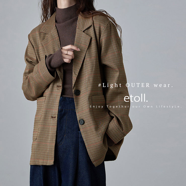 【週末SALE】BOSS チェック柄ジャケット 48 チェック柄シングルテーラードジャケット（テーラードジャケット