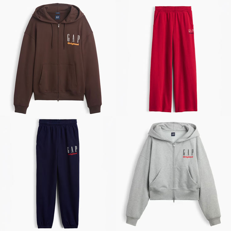GAP�i�M���b�v�j�̃V���b�v�j���[�X�u90�N��A�[�J�C�u���S�������I�Ƒ��Ŋy����GAP Original �X�E�F�b�g�R���N�V�����v