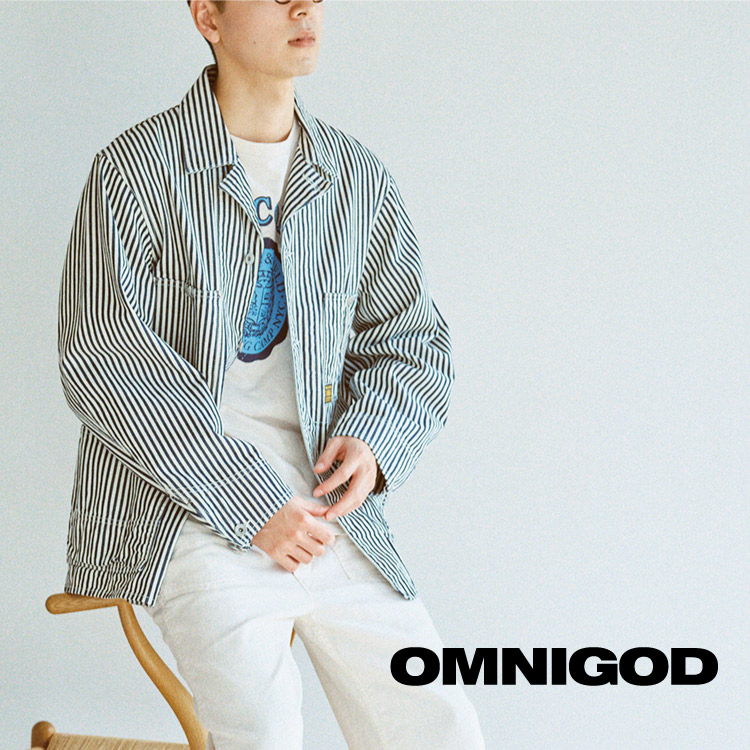 OMNIGOD mens / オムニゴッド] ALEX MILL×OMNIGOD インディゴネル