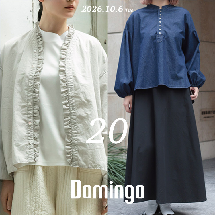 DOMINGO�i�h�~���S�j�̃V���b�v�j���[�X�u�yDomingo womens�z��T�̐l�C�A�C�e�������L���O�uTOP20�v�v
