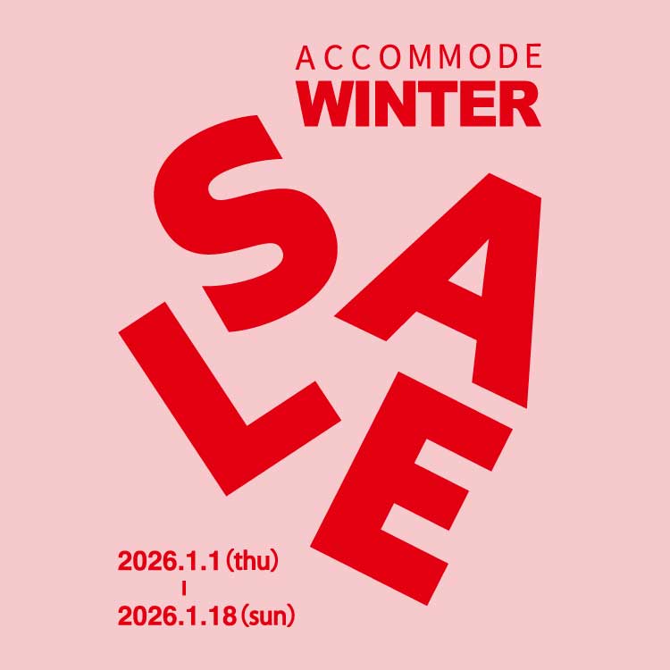 ACCOMMODE�i�A�R���f�j�̃V���b�v�j���[�X�u�ySALE�z�v