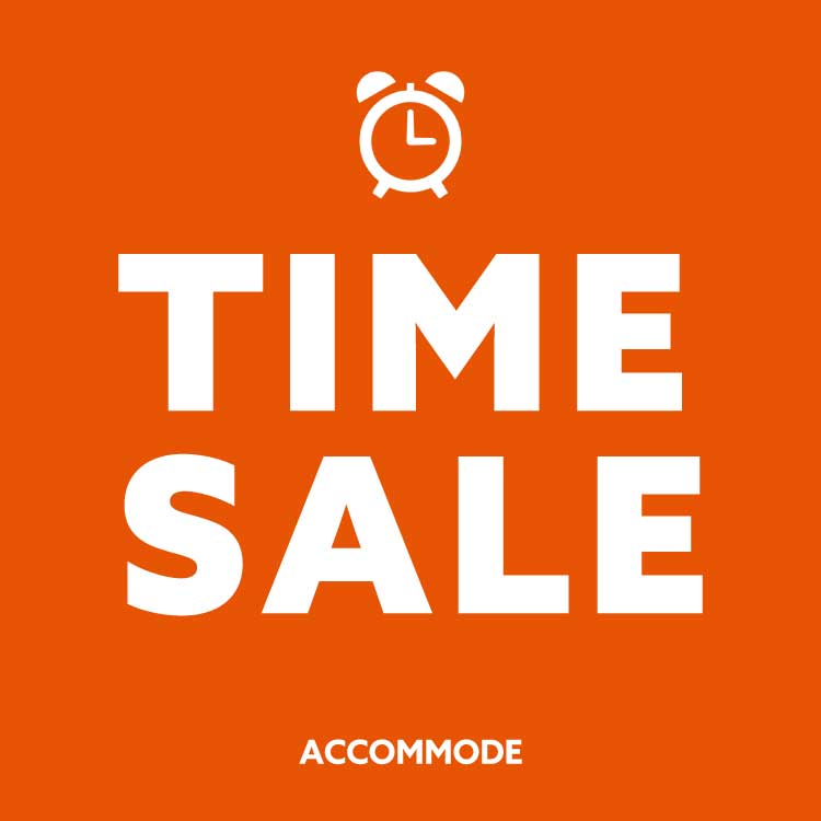 ACCOMMODE�i�A�R���f�j�̃V���b�v�j���[�X�uTIME SALE�v