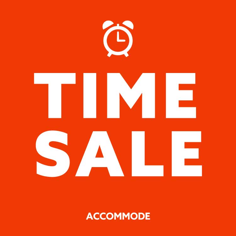 ACCOMMODE�i�A�R���f�j�̃V���b�v�j���[�X�uTIME SALE�v