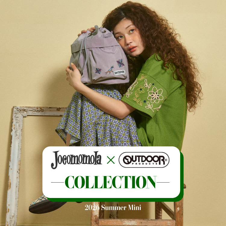 Jocomomola｜ホコモモラのトピックス「Jocomomola × OUTDOOR PRODUCTS 