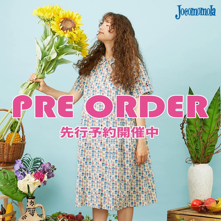 Jocomomola�i�z�R�������j�̃V���b�v�j���[�X�u�yPRE ORDER�z�ăA�C�e���̐�s�\���t���I�v