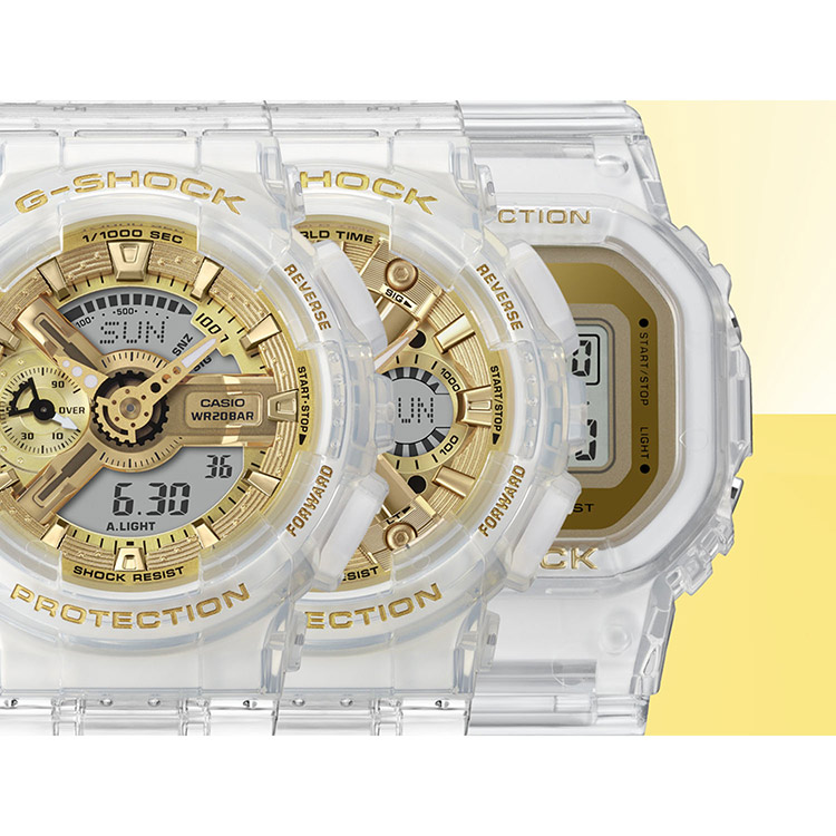 CASIO｜カシオのトピックス「【4月の新製品】G-SHOCK クリアスケルトン