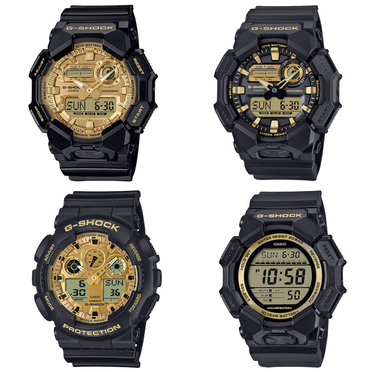 CASIO G-SHOCK ゴールド ブラック メタル 鍛造 CASIO｜カシオのトピックス「【2025年8月の新商品】Black and