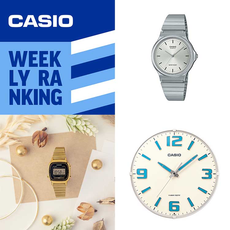 CASIOiJVIj̃Vbvj[XuyCASIOzWOMEN'S WEEKLY RANKINGv