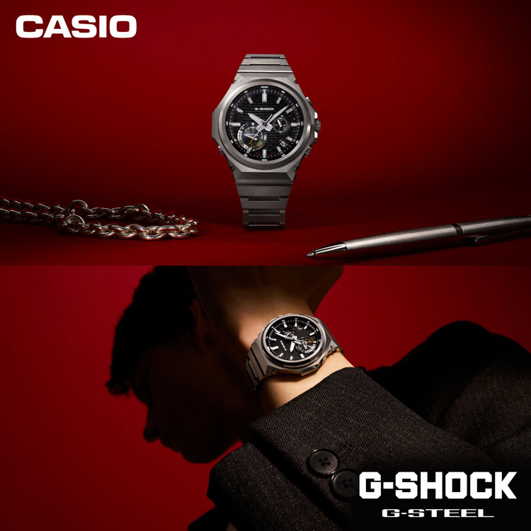 CASIO�i�J�V�I�j�̃V���b�v�j���[�X�u�yG-SHOCK�zG-STEEL(G�X�`�[��) / SLEEK STYLE�v