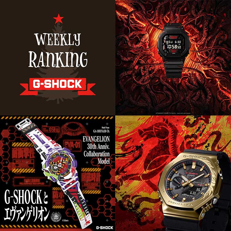 スクエアフェイス / 電波ソーラー / GW-M5610UBC-1JF（デジタル腕時計