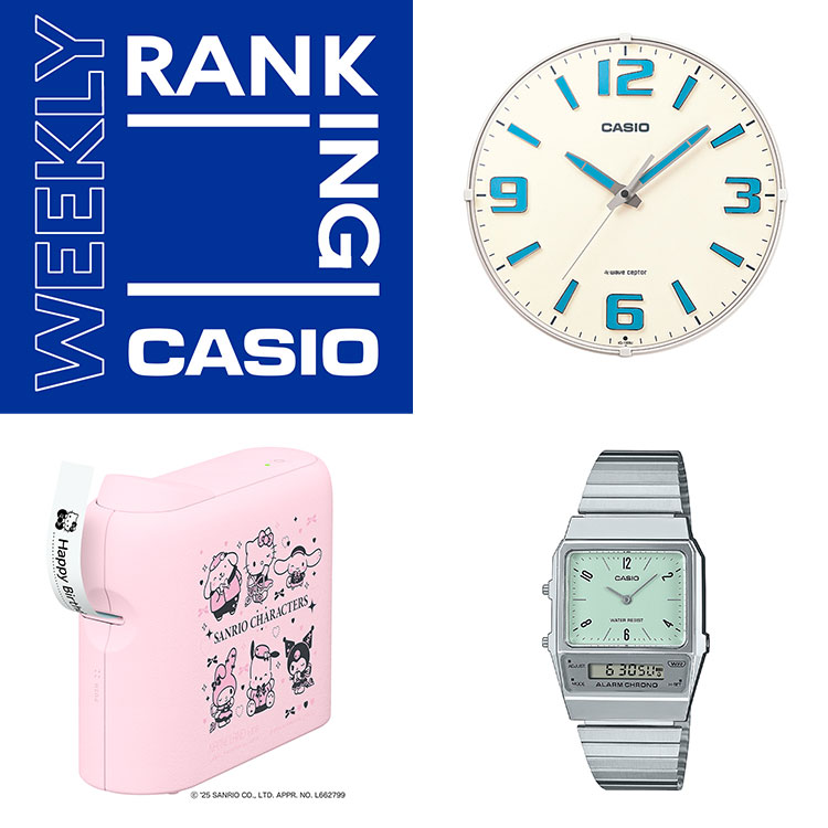 CASIO�i�J�V�I�j�̃V���b�v�j���[�X�u�yCASIO�zWOMEN'S WEEKLY RANKING�v