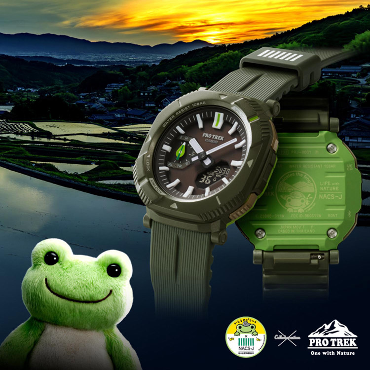 CASIO�i�J�V�I�j�̃V���b�v�j���[�X�u�yPRO TREK�z���{���R�ی싦��×������̃s�N���X�R���{���[�V�������f���v