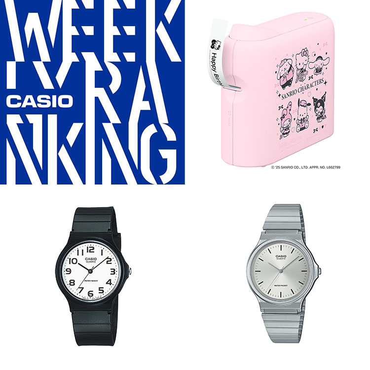 CASIO�i�J�V�I�j�̃V���b�v�j���[�X�u�yCASIO�zWOMEN'S WEEKLY RANKING�v