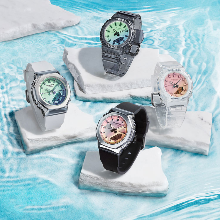 CASIO�i�J�V�I�j�̃V���b�v�j���[�X�u�y4���̐V���i G-SHOCK�z�Ă̌��̂���߂����e�[�}�ɂ������f���v