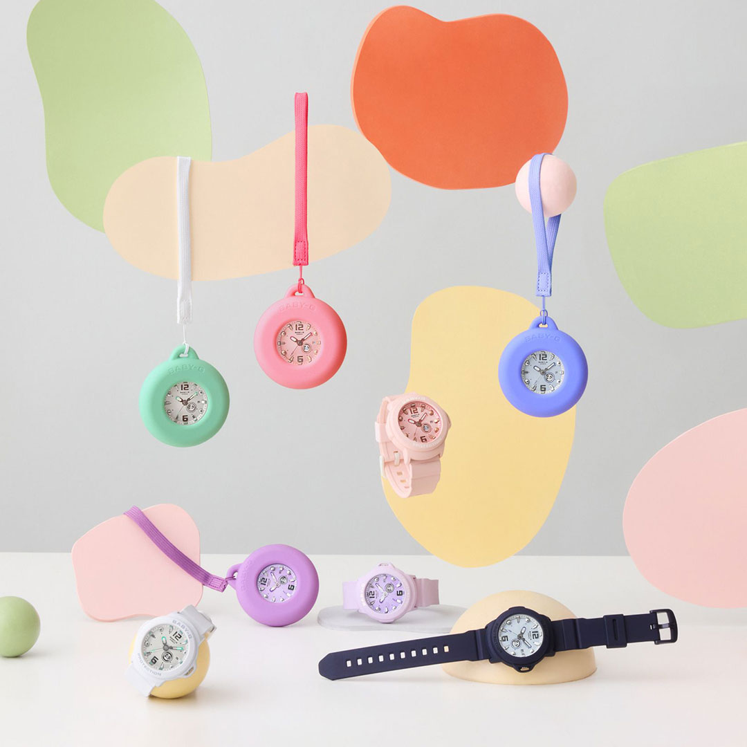 CASIO�i�J�V�I�j�̃V���b�v�j���[�X�u�y4���̐V���i BABY-G�zBABY-G�{�V���[�Y����3�j�A�i���O���f���ł��B�v