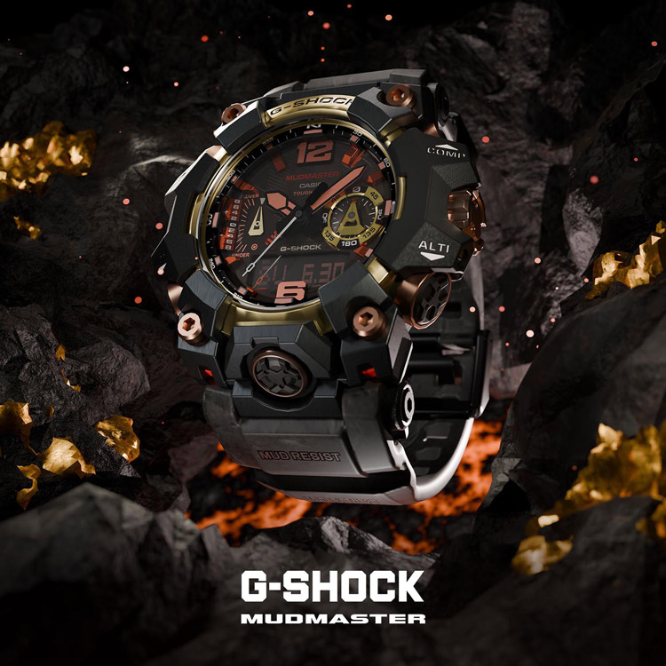 CASIO�i�J�V�I�j�̃V���b�v�j���[�X�u�y5���̐V���i�zMASTER OF G MUDMASTER Magma Gold �v