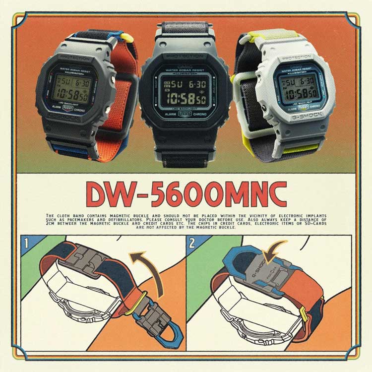 CASIO�i�J�V�I�j�̃V���b�v�j���[�X�u �yG-SHOCK�zNEW CLOTH BAND�V���[�Y�v