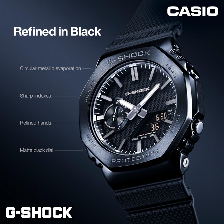 CASIO�i�J�V�I�j�̃V���b�v�j���[�X�u�yG-SHOCK�z 2100�V���[�Y LUXE BLACK�v