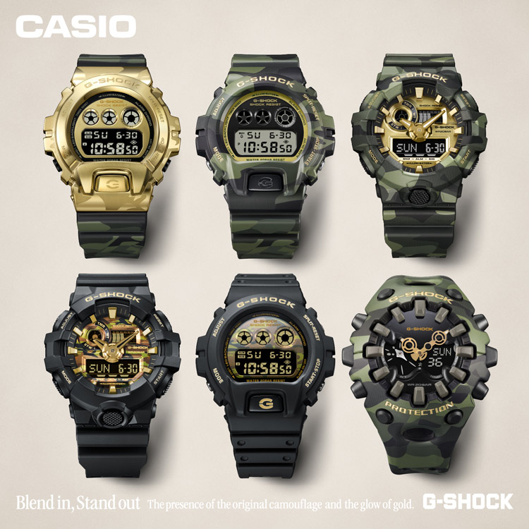 CASIO�i�J�V�I�j�̃V���b�v�j���[�X�u�yG-SHOCK�zBOLD CAMO Series�v