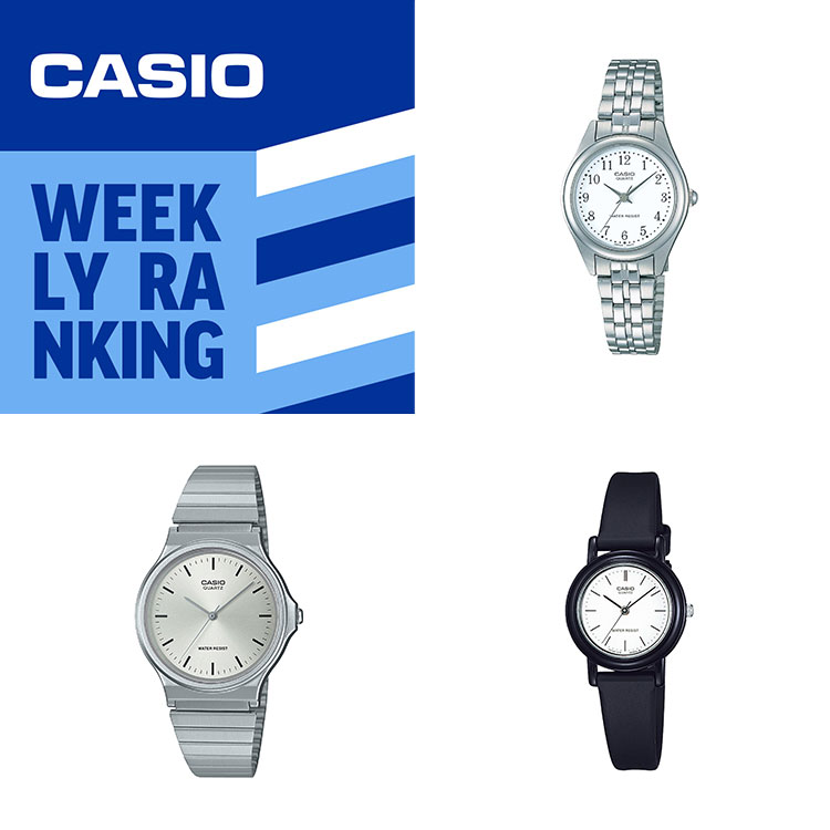 CASIO�i�J�V�I�j�̃V���b�v�j���[�X�u�yCASIO�zWOMEN'S WEEKLY RANKING�v