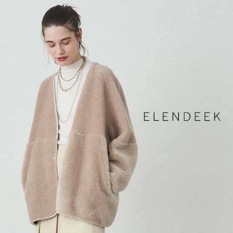 定番入荷 エレンディーク ELENDEEK ウールボアコート | www