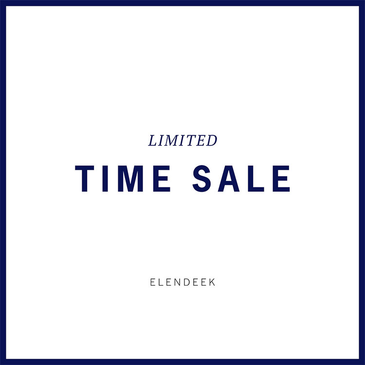 ELENDEEK�i�G�����f�B�[�N�j�̃V���b�v�j���[�X�u�yGW����^�C���Z�[���J�Ò��z5/6(��)�܂ŁI�l�C�A�C�e���������v